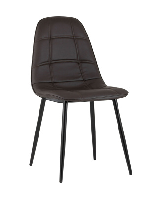 Стул Тейлор экокожа тёмно-коричневый фото Стул Тейлор экокожа тёмно-коричневый. Фото №2