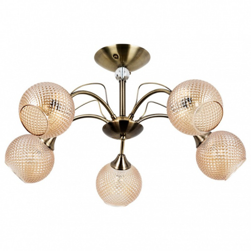 Люстра на штанге Arte Lamp Willow A3461PL-5AB фото Люстра на штанге Arte Lamp Willow A3461PL-5AB. Фото №1