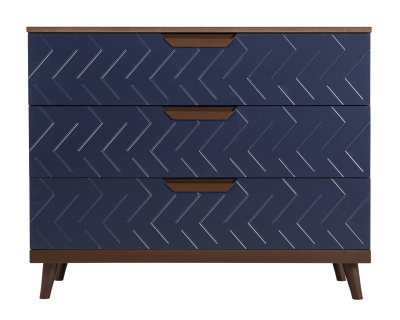 Комод с 3 ящиками Сканди Сапфир. Фото