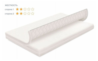 Матрас для новорожденных Polini Kids Волшебные сны 1190x560, белый. Фото