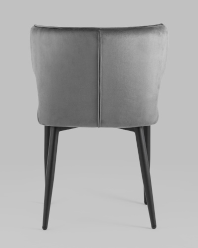 Стул Матео велюр серый. Фото №6