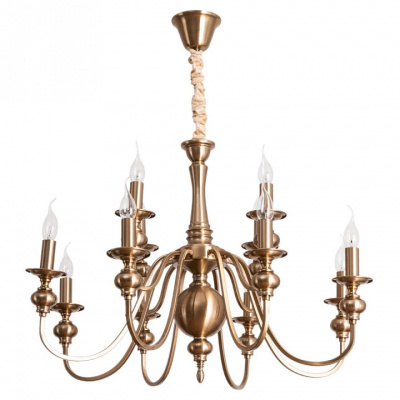 Подвесная люстра Arte Lamp Passoni A6097LM-12PB. Фото №2