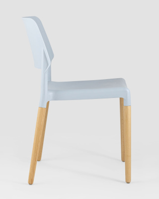 Стул BISTRO серо-голубой фото Стул BISTRO серо-голубой. Фото №4