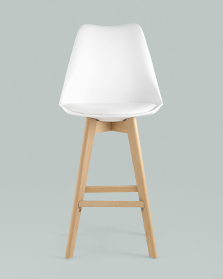 Стул барный FRANKFURT белый. Фото