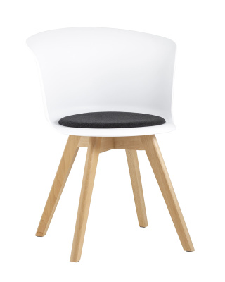 Стул Blossom с подушкой белый. Фото