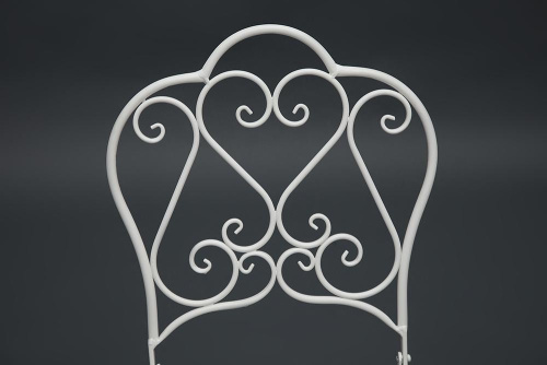 Кованый стул Secret De Maison Love Chair белый. Фото №4