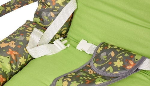Шезлонг детский Polini kids Веселые животные, зеленый. Фото №3