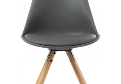 Стул деревянный Bonito серый. Фото