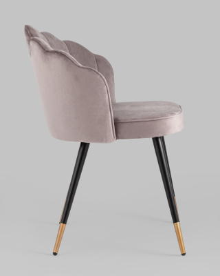 Стул Камилла велюр пепельно-розовый фото Стул Камилла велюр пепельно-розовый. Фото №4