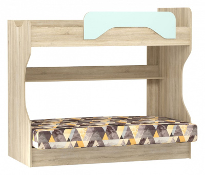 Кровать двухъярусная Акварель НМ 037.43 М2 фото Кровать двухъярусная Акварель НМ 037.43 М2. Фото №2