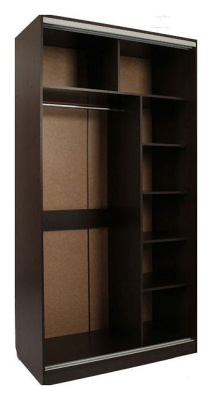 Рио 2-600* (полки справа) венге/крем. Фото №2