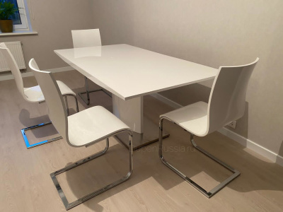 Стол DUPEN DT-01 белый фото Стол DUPEN DT-01 белый. Фото №4