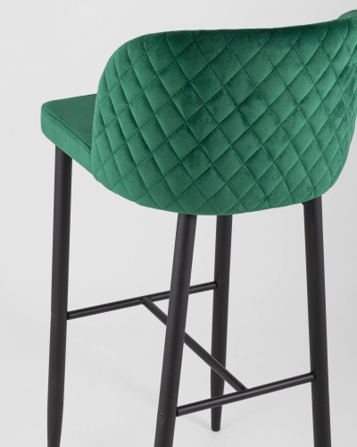 Стул барный Оскар велюр изумрудный. Фото №8