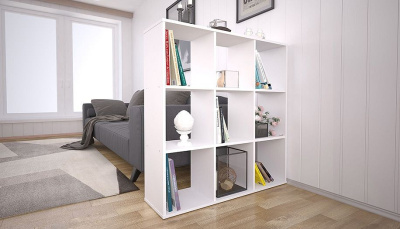 Стеллаж Polini Home Smart, белый фото Стеллаж Polini Home Smart, белый. Фото №5