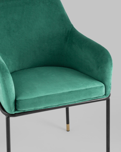 Стул Сандра велюр изумрудный. Фото №9