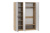 Шкаф комбинированный Livorno НМ 013.57 Софт Графит, Дуб бунратти фото Шкаф комбинированный Livorno НМ 013.57 Софт Графит, Дуб бунратти. Фото №2
