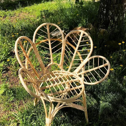 Кресло "Цветочек" (ивовая лоза). Фото №6
