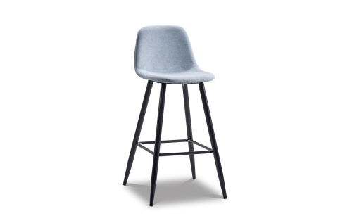 Барный стул 350B голубой/черный. Фото №9