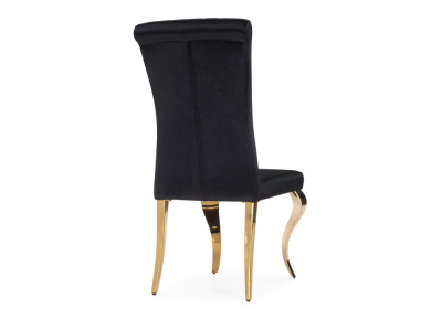 Стул на металлокаркасе Lund black / gold фото Стул на металлокаркасе Lund black / gold. Фото №4