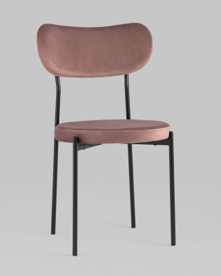 Стул Барбара велюр пыльно-розовый. Фото №3