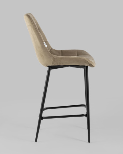 Стул полубарный Флекс велюр капучино. Фото №4