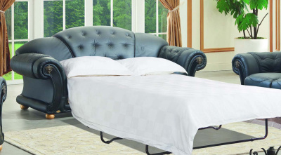 Диван-кровать Versace 3-х местный черный. Фото