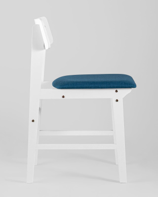 Стул ODEN WHITE синий 2 шт.. Фото