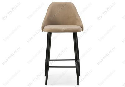 Барный стул Джама бежевый / черный матовый. Фото