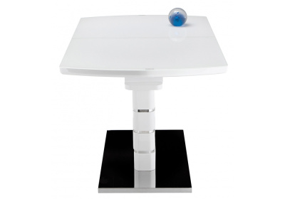 Стол стеклянный Space 160 белый фото Стол стеклянный Space 160 белый. Фото №3