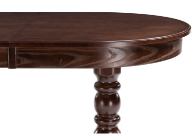 Стол деревянный Дейвер 160(220)х100 орех темный фото Стол деревянный Дейвер 160(220)х100 орех темный. Фото №5