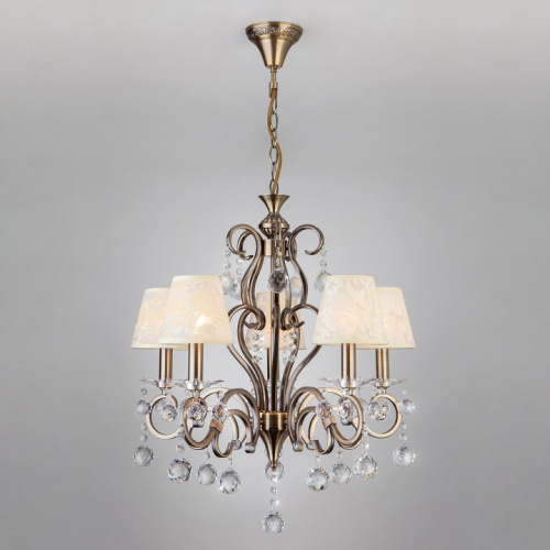 Подвесная люстра Eurosvet Eileen 1448/5 античная бронза Strotskis. Фото №2