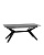 Стол обеденный Олимпия раскладной 180-230*90 керамика темная