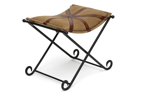 Пуф Secret De Maison Флекс  (Flex) 1929 с отделкой из натуральной кожи (Коричневый Лофт). Фото №1