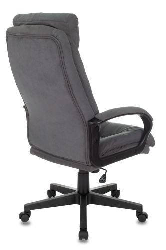 Кресло руководителя Бюрократ CH-824 Fabric серый Alfa 44 крестовина пластик. Фото №6