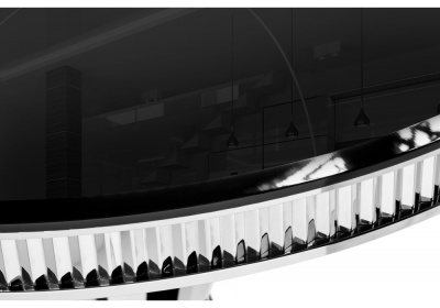 Стол стеклянный Grande черный. Фото №4