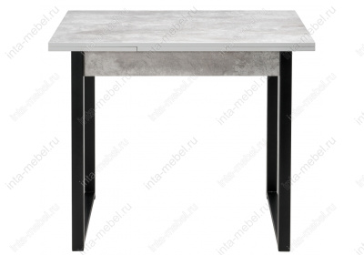 Стол деревянный Форли бетон / черный матовый фото Стол деревянный Форли бетон / черный матовый. Фото №5