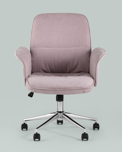 Стул офисный Simona розовый. Фото №5