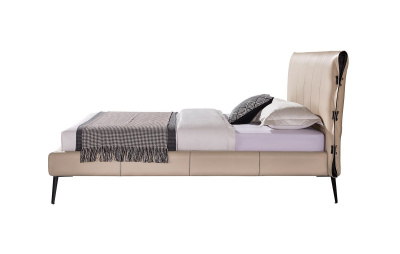 Кровать 1727 бежевая. Фото