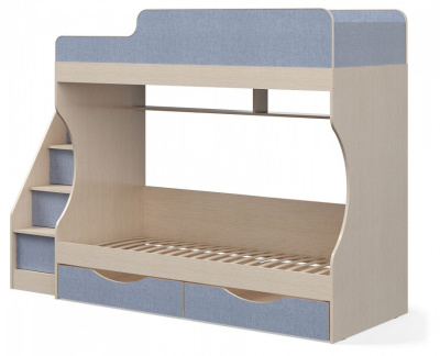 Кровать двухъярусная Р443 Капризун 6, голубой фото Кровать двухъярусная Р443 Капризун 6, голубой. Фото №3