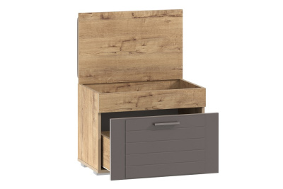 Тумба Livorno НМ 040.63, Софт Графит, Дуб Бунратти. Фото
