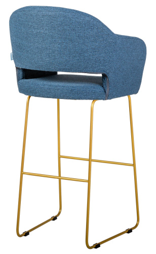 Кресло Бар Oscar БлюАрт/ЛинкЗолот. Фото №6