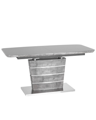 Стол обеденный Гамбург раскладной 160-200*90 серый. Фото