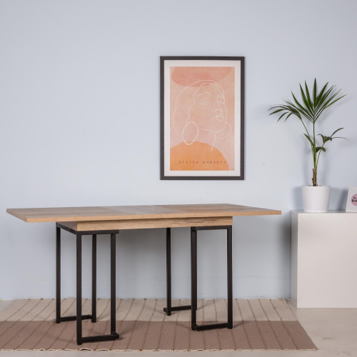 Стол раскладной обеденный Loft 120 Дуб натур. Фото №9