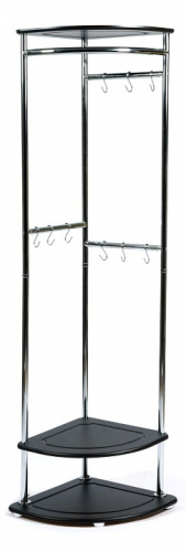 Вешалка гардеробная CALEDONIA МДФ/металл, 51*51*189 см, Венге. Фото №1