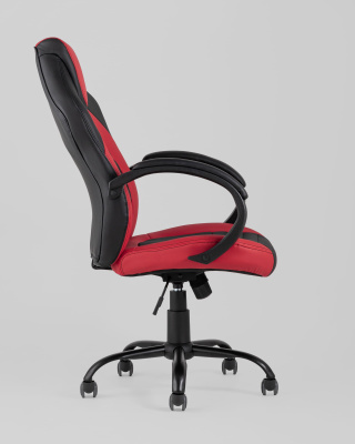 Кресло игровое TopChairs Racer Midi черно-красное. Фото