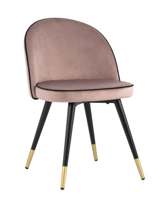 Стул Gabi LUX велюр розовый. Фото