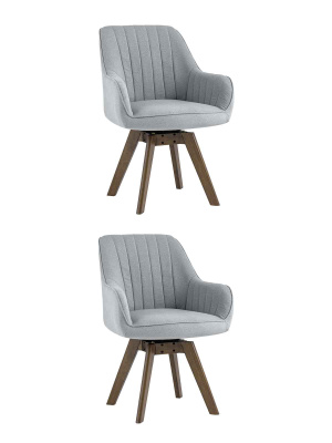 Стул вращающийся MANS серый 2 шт. фото Стул вращающийся MANS серый 2 шт.. Фото №2