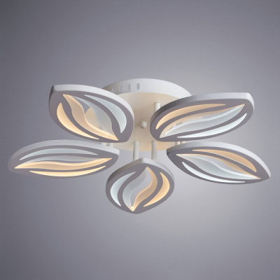 Люстра на штанге Arte Lamp Daisy A1098PL-5WH. Фото