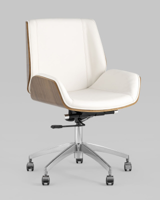 Кресло офисное TopChairs Crown бежевое. Фото