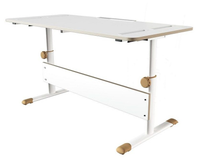 Стол учебный Polini Kids City D2, белый. Фото